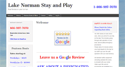 Desktop Screenshot of lakenormanstayandplay.com